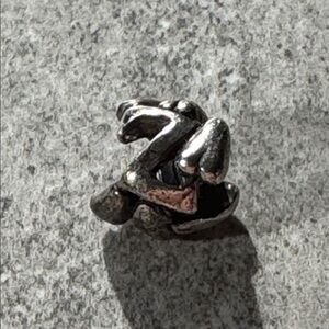 Trollbeads Sterling Silver Letter Z Charm Bead